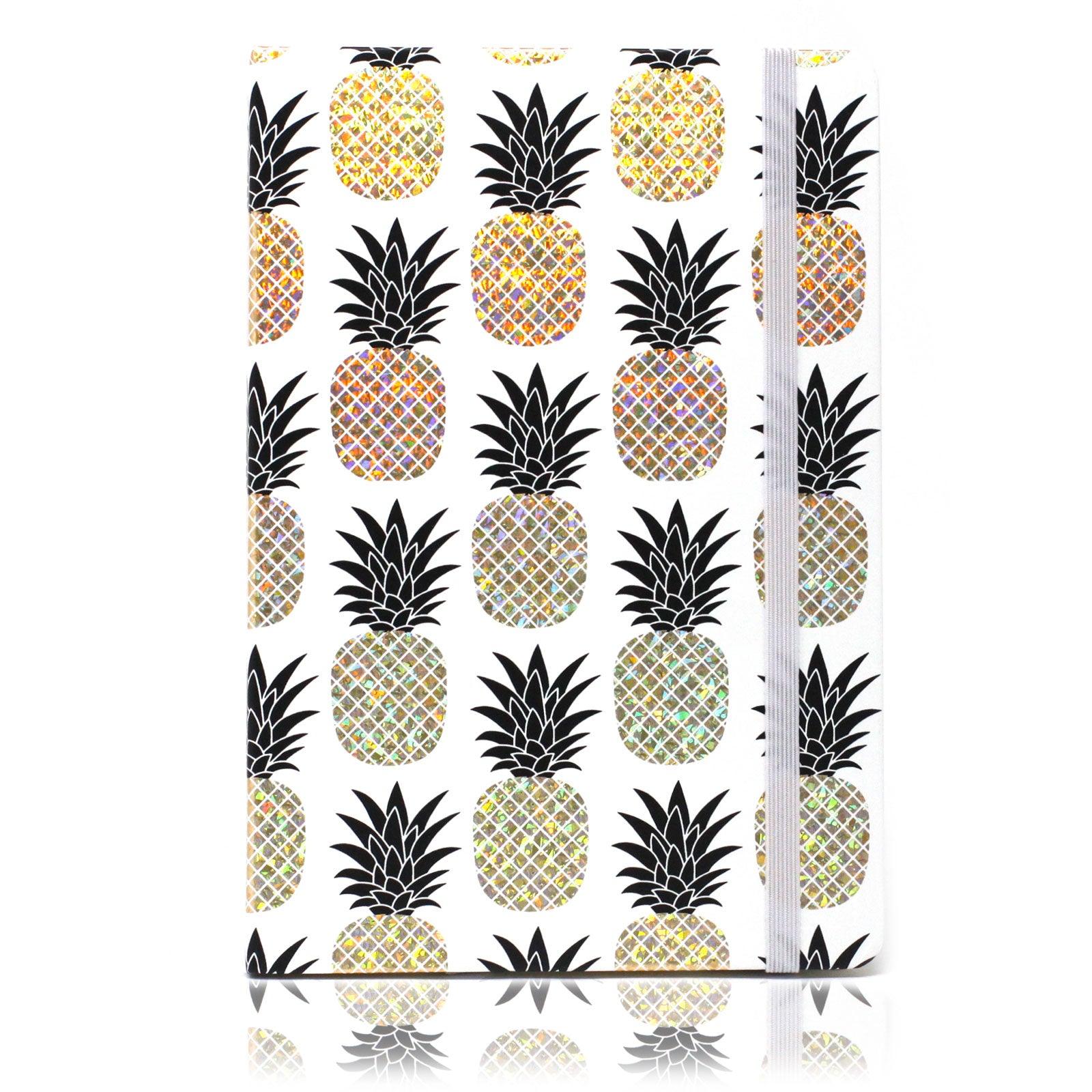 Cool A5 Notebook - Assorted Designs - Golden Tropical - DuvetDay.co.uk