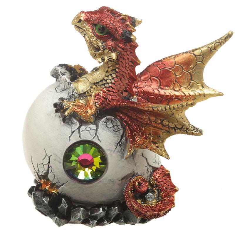 Crystal Birth Fantasy Nightmare Dragon Figurine - DuvetDay.co.uk