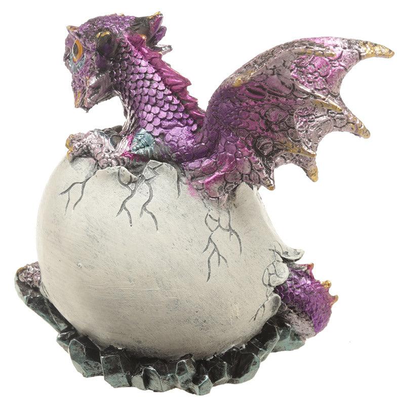 Crystal Birth Fantasy Nightmare Dragon Figurine - DuvetDay.co.uk