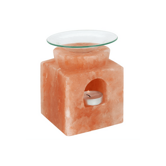 Cube Himalayan Salt Oil Burner - DuvetDay.co.uk