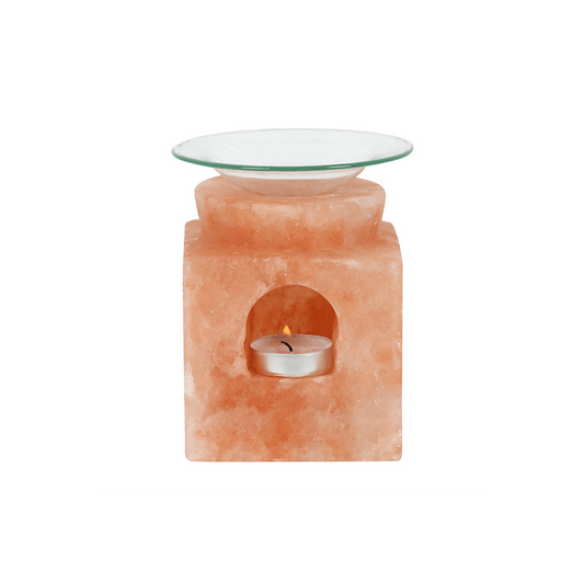 Cube Himalayan Salt Oil Burner - DuvetDay.co.uk