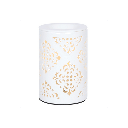 Damask Cut Out Electric Oil Burner - DuvetDay.co.uk