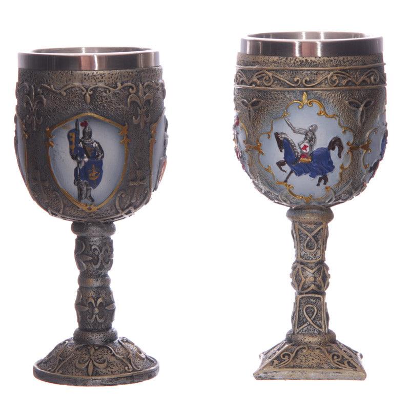 Decorative Fantasy Knight Goblet - DuvetDay.co.uk