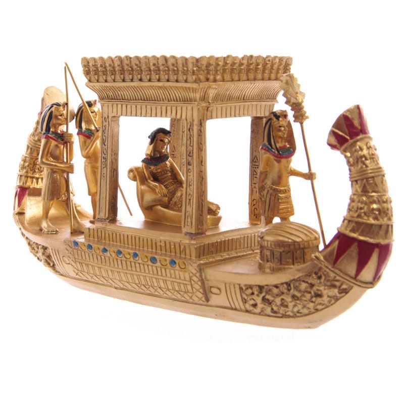 Decorative Gold Egyptian Canopy Boat - DuvetDay.co.uk