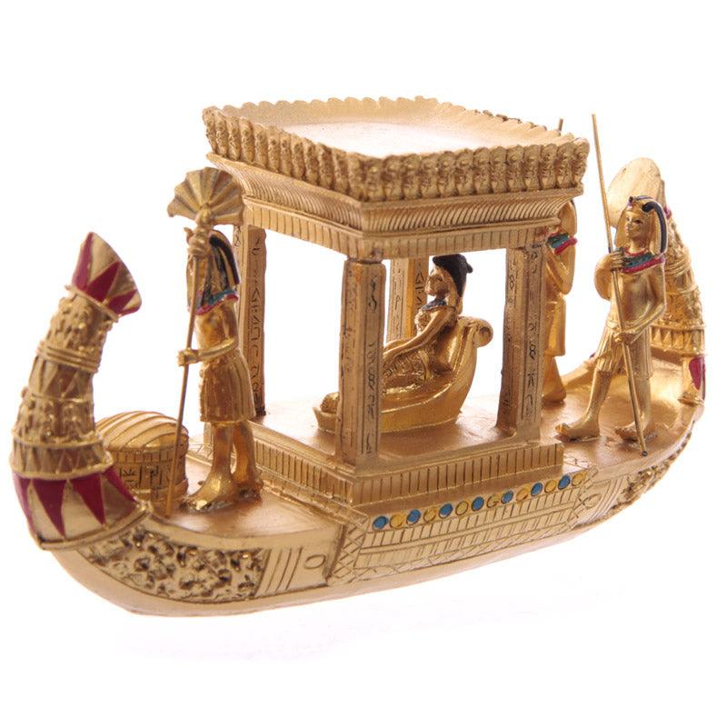 Decorative Gold Egyptian Canopy Boat - DuvetDay.co.uk