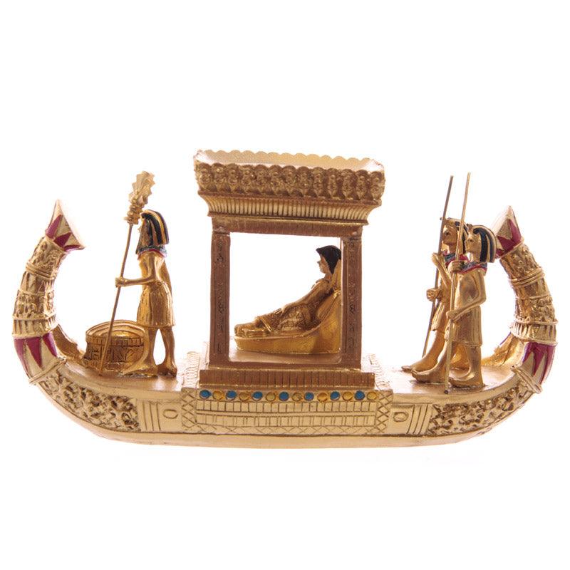 Decorative Gold Egyptian Canopy Boat - DuvetDay.co.uk