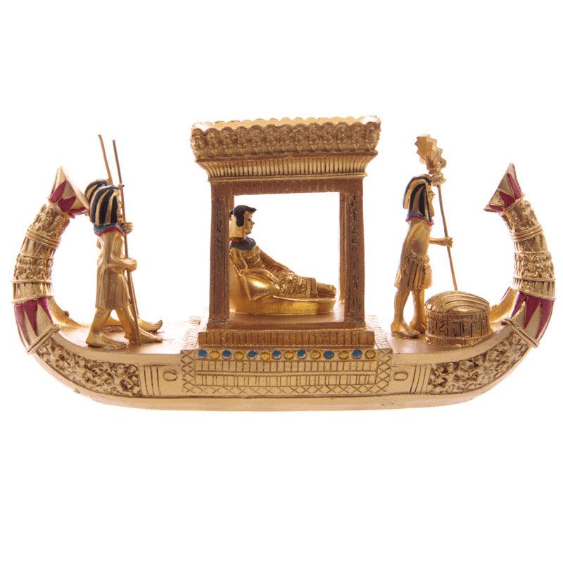 Decorative Gold Egyptian Canopy Boat - DuvetDay.co.uk