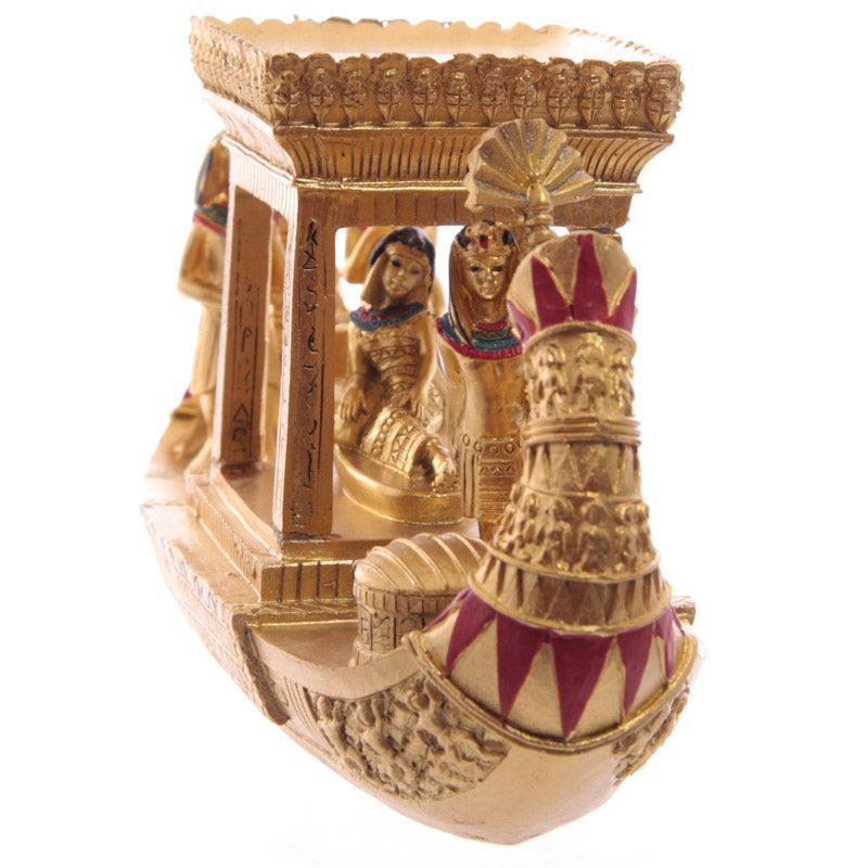 Decorative Gold Egyptian Canopy Boat - DuvetDay.co.uk