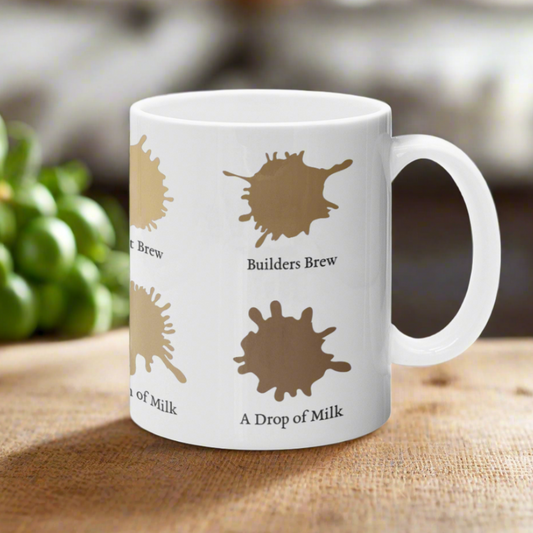 Tea lover "8 Strengths of Tea" mug – DuvetDay.co.uk