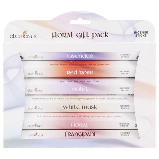 Elements Floral Fragrances Incense Stick Gift Pack - DuvetDay.co.uk