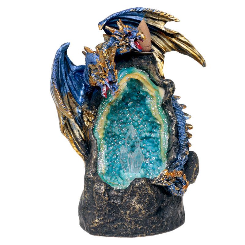 Fantasy LED Backflow Incense Burner - Crystal Dragon Cave - DuvetDay.co.uk