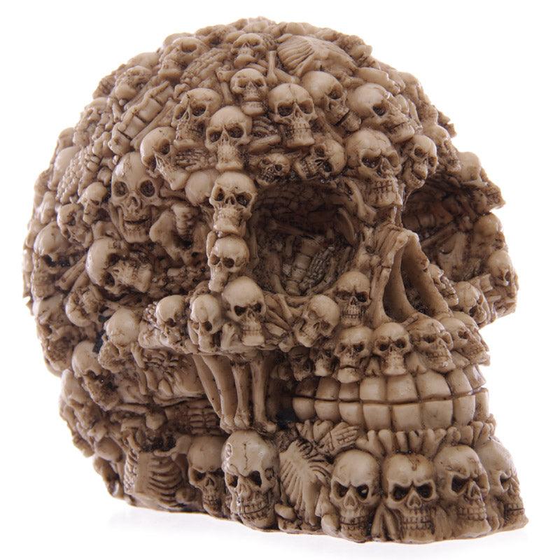 Fantasy Multiple Skulls Ornament - DuvetDay.co.uk