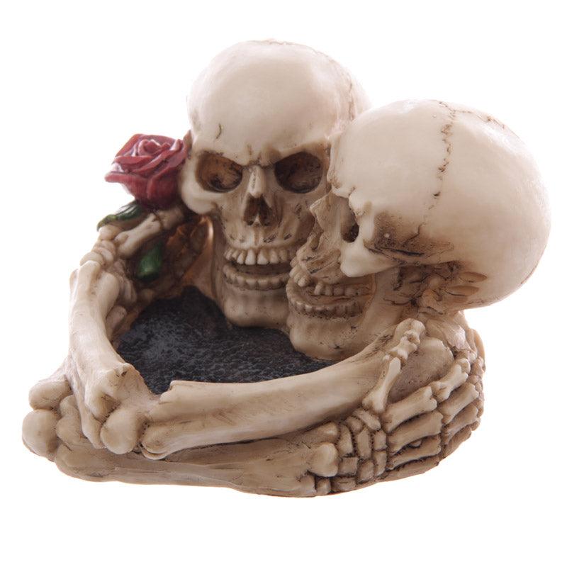 Fantasy Skull Lovers Ashtray - DuvetDay.co.uk