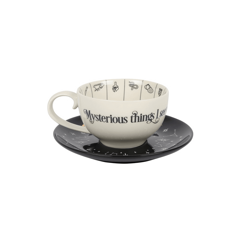 Fortune Telling Ceramic Teacup - DuvetDay.co.uk