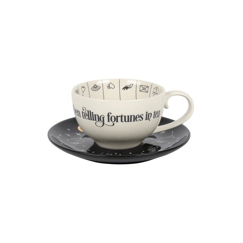 Fortune Telling Ceramic Teacup - DuvetDay.co.uk