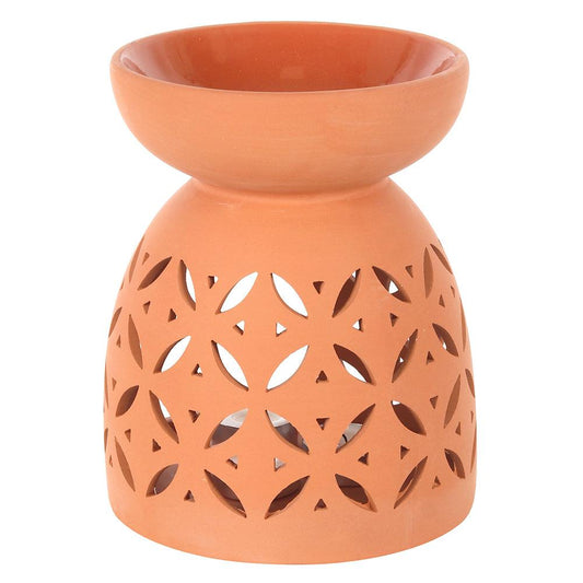 Giant Terracotta Oil Burner - DuvetDay.co.uk