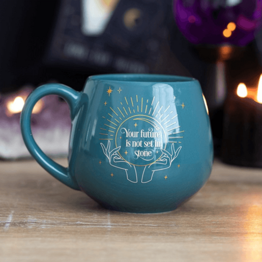 Green Fortune Teller Colour Changing Mug - DuvetDay.co.uk