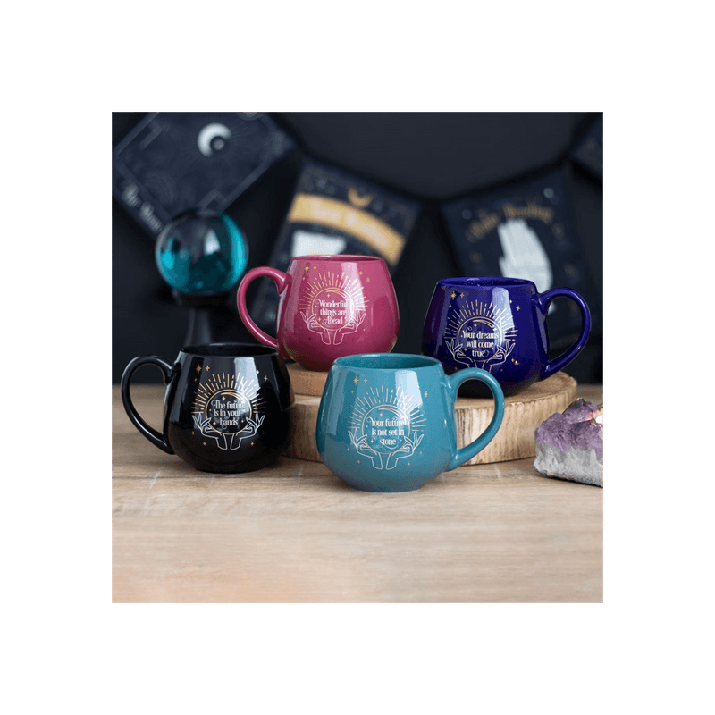 Green Fortune Teller Colour Changing Mug - DuvetDay.co.uk