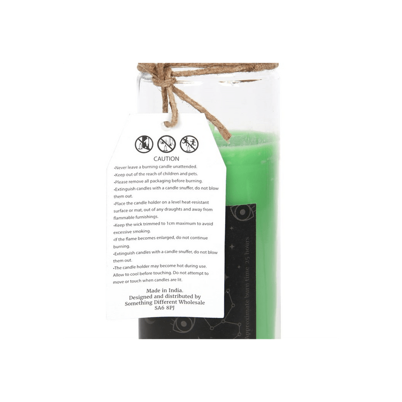 Green Tea 'Luck' Spell Tube Candle - DuvetDay.co.uk