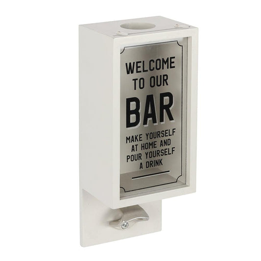 Grey Garden Bar Bottle Opener Plaque - DuvetDay.co.uk