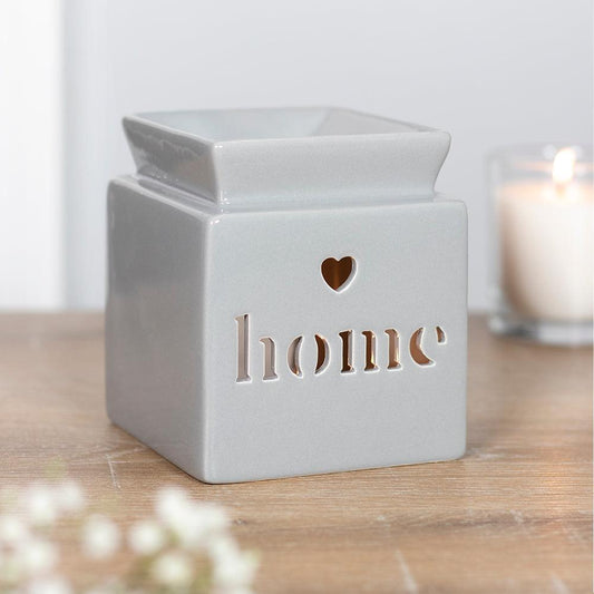 Grey Home Cut Out Oil Burner - DuvetDay.co.uk