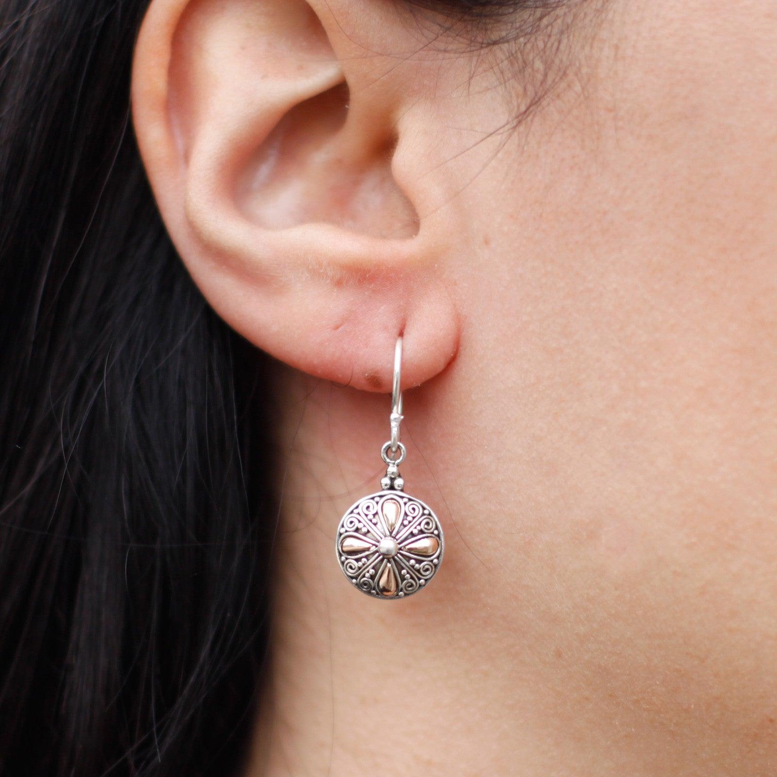 Silver bali deals earrings online