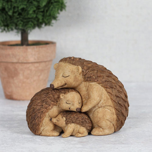 Hedgehog Family Ornament - DuvetDay.co.uk