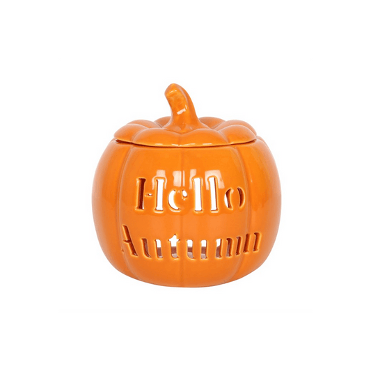 Hello Autumn Pumpkin Oil Burner - DuvetDay.co.uk