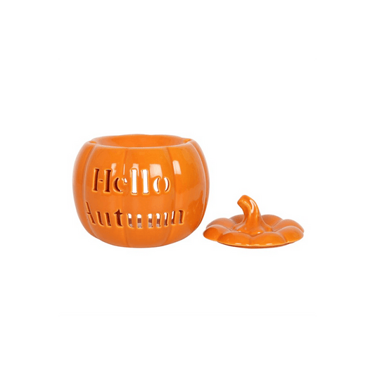 Hello Autumn Pumpkin Oil Burner - DuvetDay.co.uk