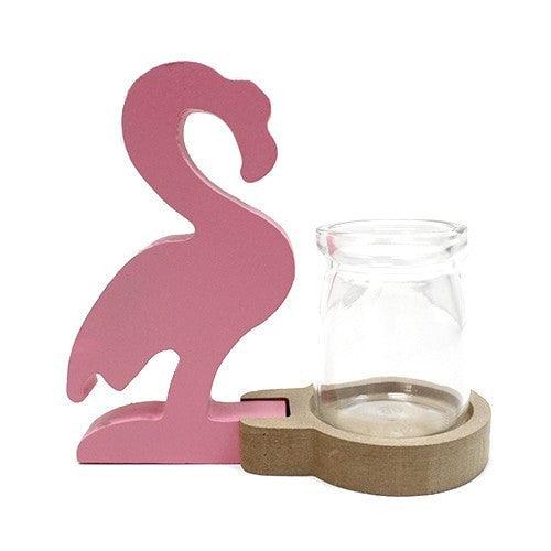 Hydroponic Home Decor - Pink Flamingo Pot - DuvetDay.co.uk