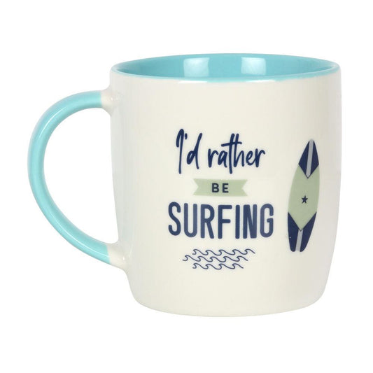 I'd Rather Be Surfing Mug - DuvetDay.co.uk