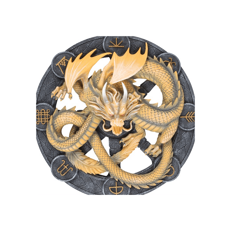 Imbolc Dragon Resin Wall Plaque by Anne Stokes - DuvetDay.co.uk