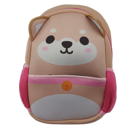 Kids School Neoprene Rucksack/Backpack - Adoramals Shiba Inu Dog - DuvetDay.co.uk