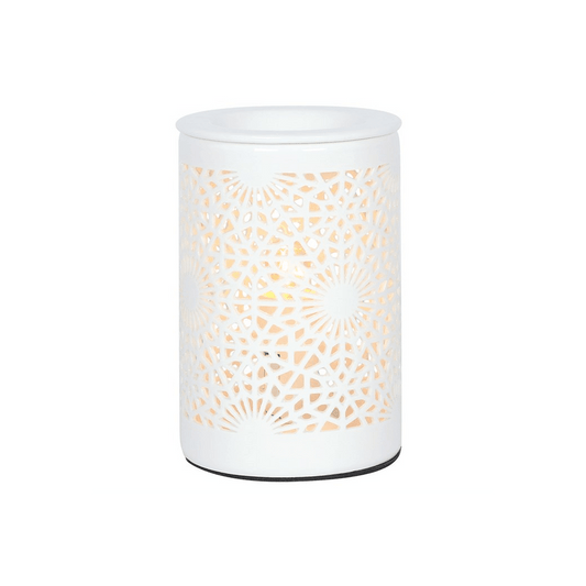 Lace Cut Out Electric Oil Burner - DuvetDay.co.uk