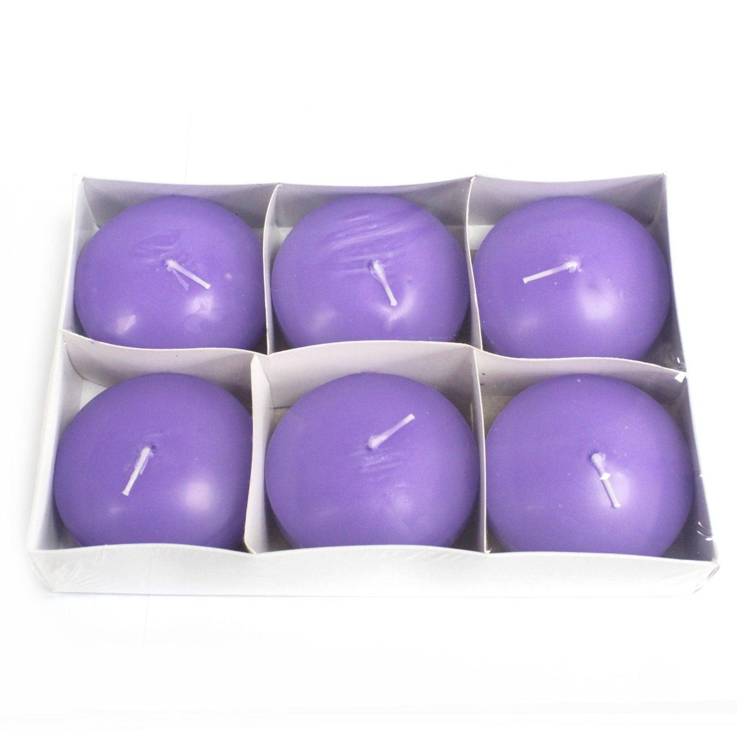 Large Floating Candle - Lilac - DuvetDay.co.uk