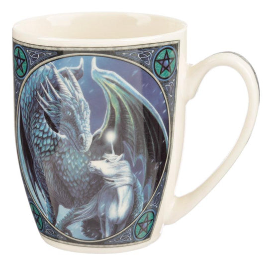 Lisa Parker Porcelain Mug - Protector of Magick Dragon - DuvetDay.co.uk