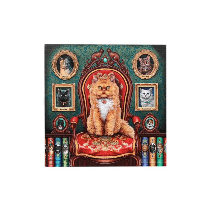 Mad About Cats Light Up Canvas By Lisa Parker - DuvetDay.co.uk