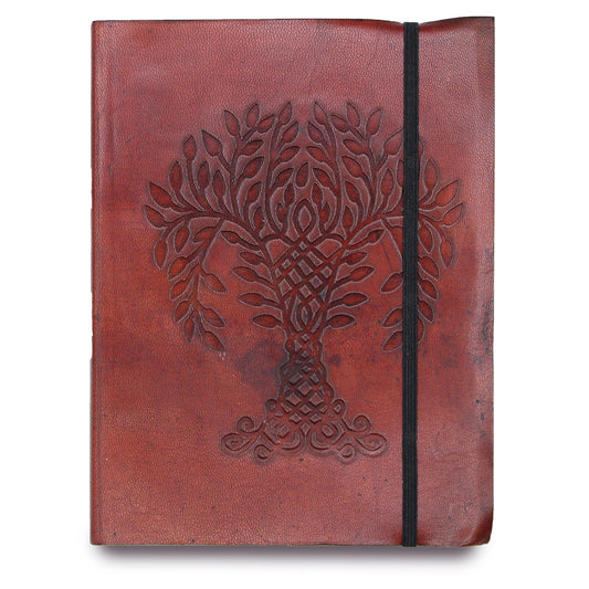 Medium Notebook with strap - Tree of Life - DuvetDay.co.uk