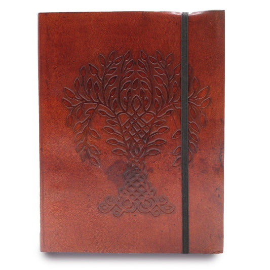 Medium Notebook with strap - Tree of Life - DuvetDay.co.uk