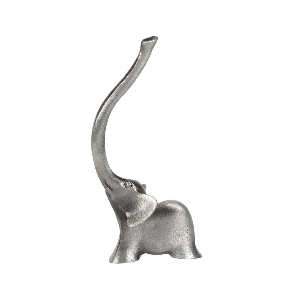 Metal Elephant Ring Holder - DuvetDay.co.uk