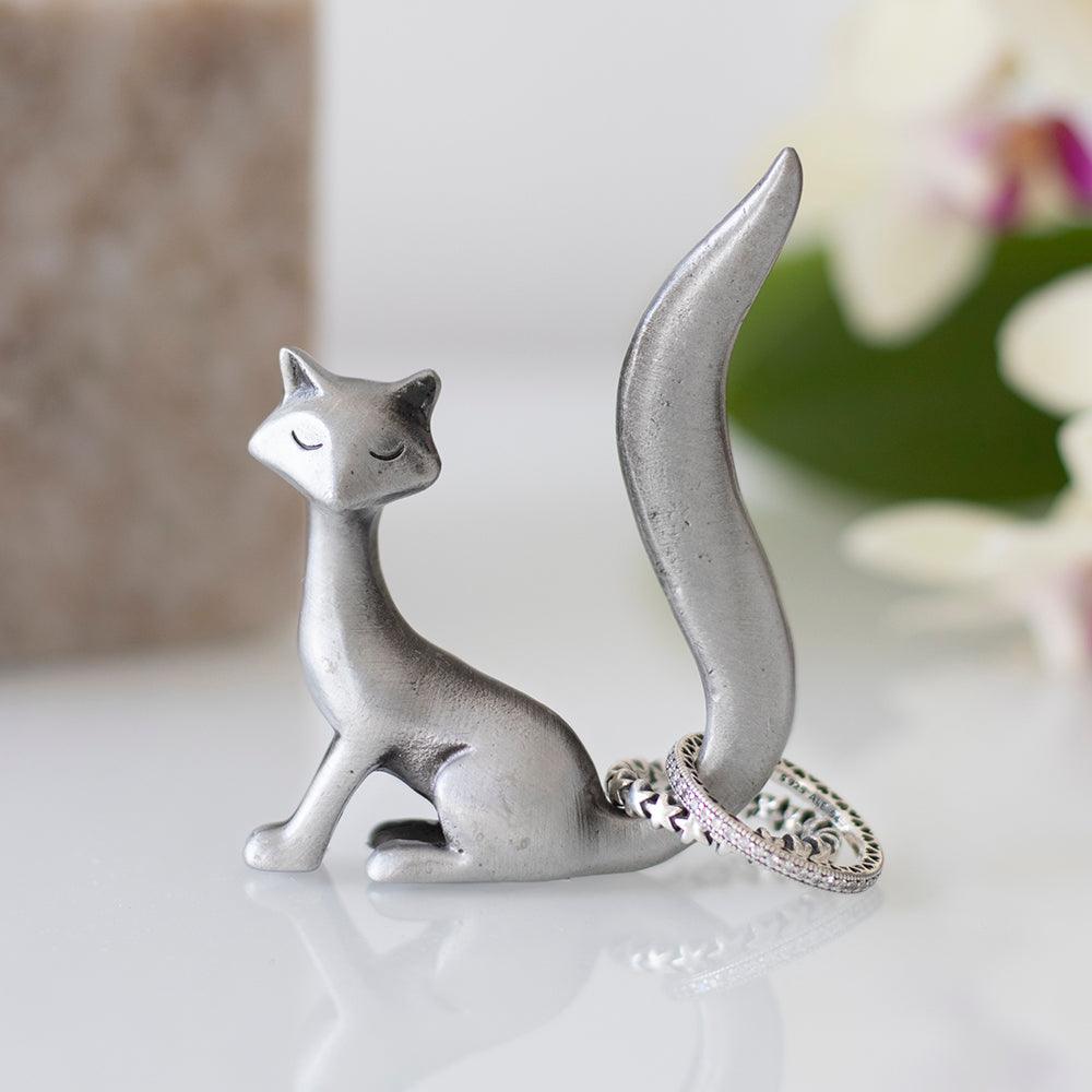 Metal Fox Ring Holder - DuvetDay.co.uk