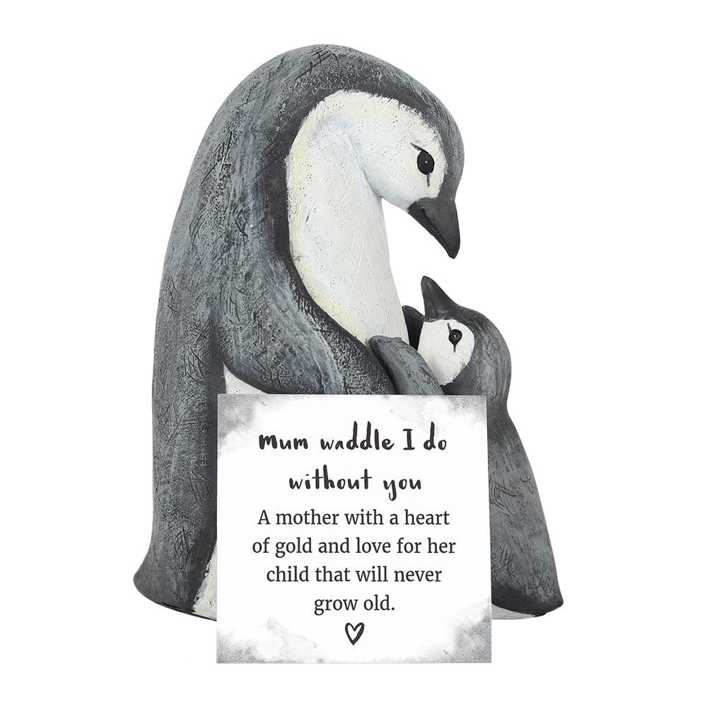 Mum Waddle I Do Without You Penguin Ornament - DuvetDay.co.uk