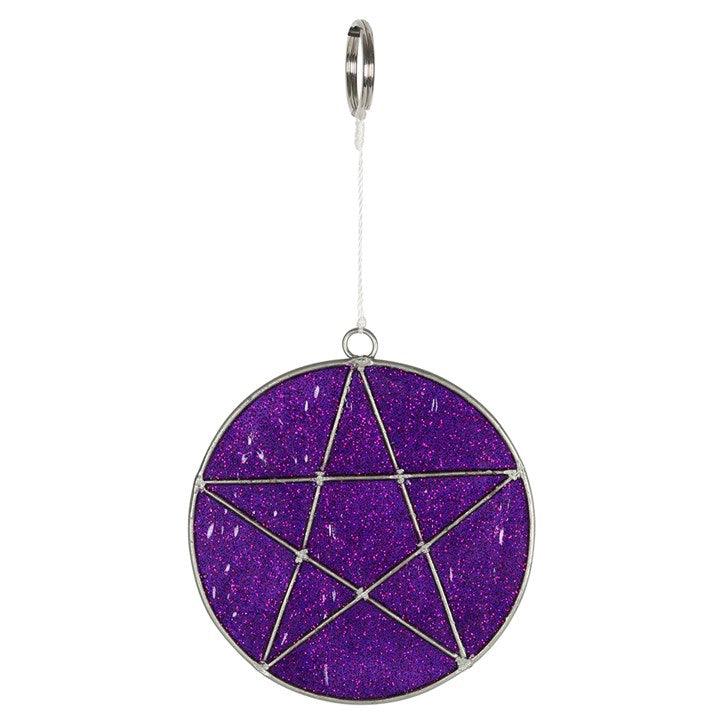 Mystical Pentagram Suncatcher - DuvetDay.co.uk