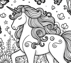 Mythical Creatures Bundle - Free Printable Colouring Pages Digital Download - DuvetDay.co.uk