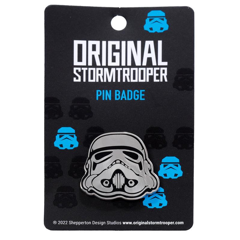 Novelty The Original Stormtrooper Helmet Enamel Pin Badge - DuvetDay.co.uk