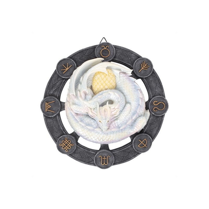 Ostara Dragon Resin Wall Plaque by Anne Stokes - DuvetDay.co.uk