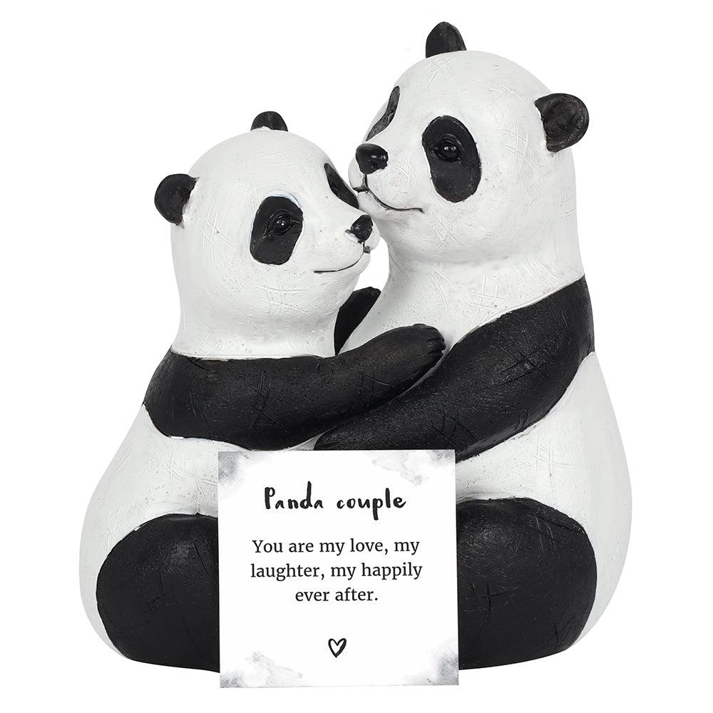 Panda Couple Ornament - DuvetDay.co.uk