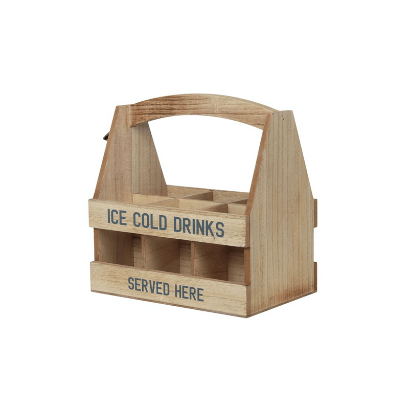 Personalised Wooden Beer Caddy - DuvetDay.co.uk