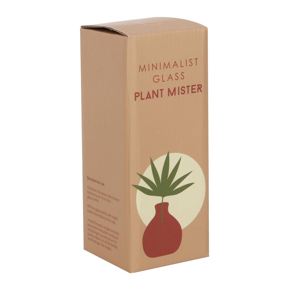 Pink Minimalist Glass Plant Mister - DuvetDay.co.uk