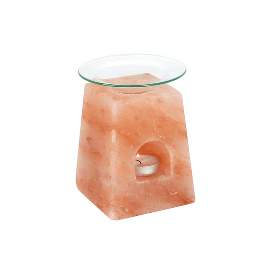 Pyramid Himalayan Salt Oil Burner - DuvetDay.co.uk